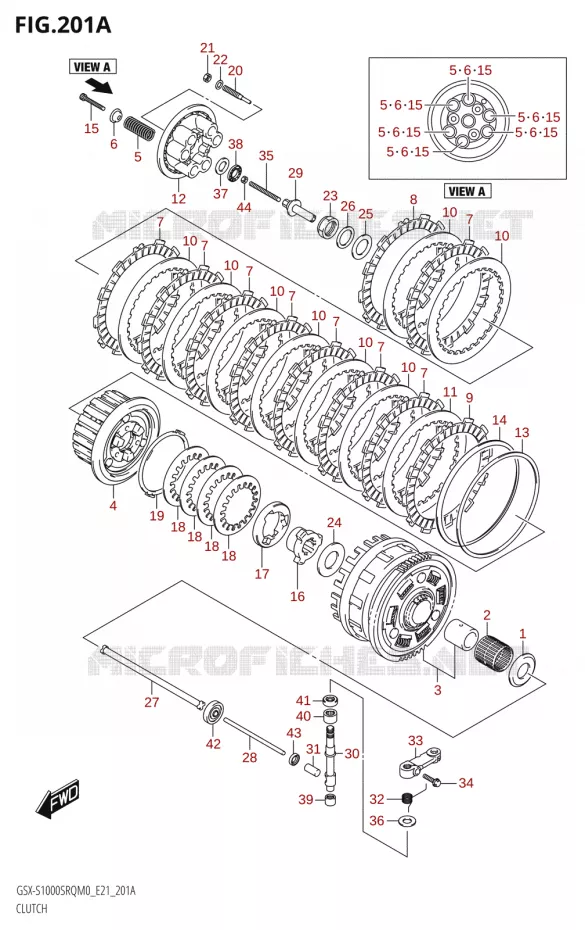 EMBRAYAGE Suzuki MOTO 1000 KATANA 2020  GSX-S1000SRQ M0 (E21)