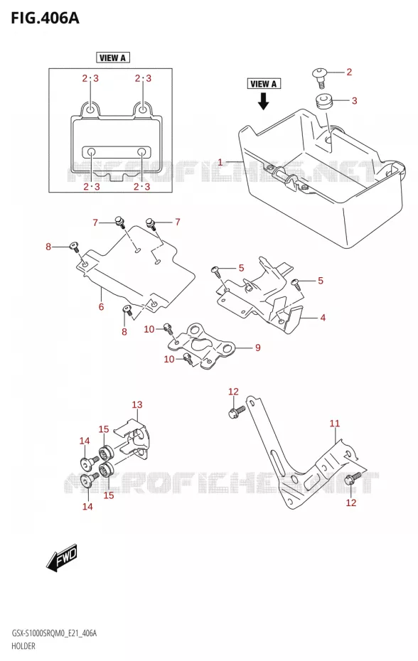 SUPPORT Suzuki MOTO 1000 KATANA 2019  GSX-S1000STQ L9 (E21)