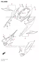 CARENAGES (GSX S750ZA:L8:E21) pour Suzuki GSX-S 750 2018