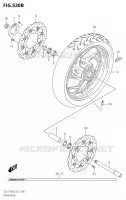 ROUE AVANT (GSX S750ZA:L8:E21) pour Suzuki GSX-S 750 2018