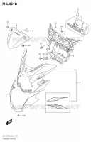 ENTOURAGE DE PHARESX S750YA:L9:E21) pour Suzuki GSX-S 750 2019