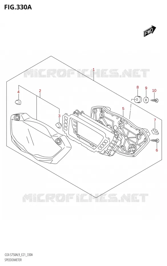 COMPTEUR Suzuki MOTO 750 GSX-S 2019  GSX-S750A L9 (E21)