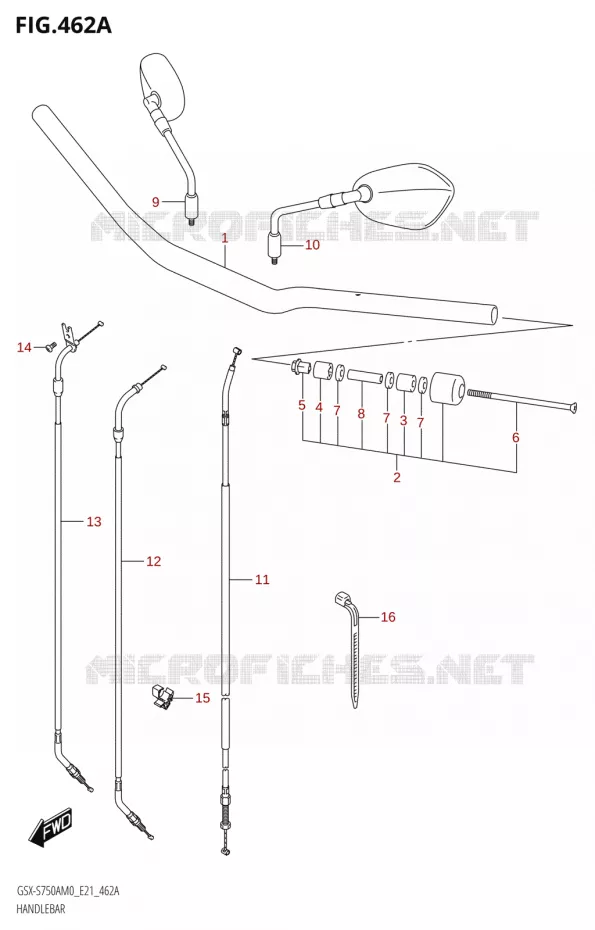 GUIDON Suzuki MOTO 750 GSX-S 2020  GSX-S750A M0 (E21)