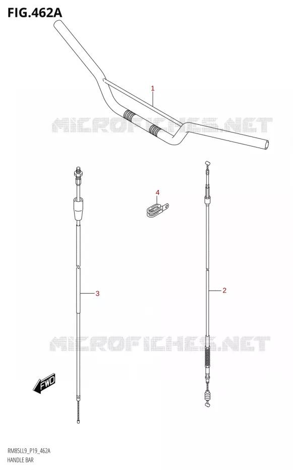 GUIDON Suzuki MOTO 85 RM 2019  RM85L L9 (P19)
