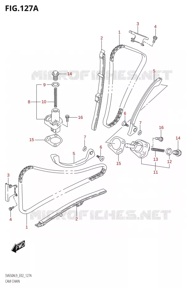 DISTRIBUTION Suzuki MOTO 650 SV 2019  SV650A L9 (E02)