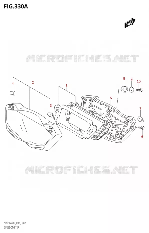 COMPTEUR Suzuki MOTO 650 SV 2020  SV650A M0 (E02)