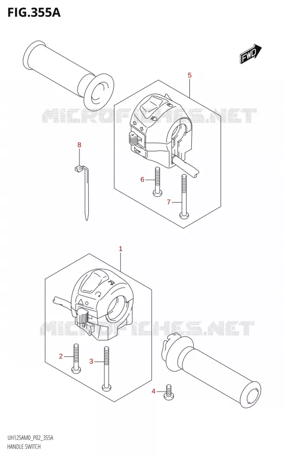 COMMODOS Suzuki SCOOTER 125 BURGMAN 2020  UH125A M0 (P02)