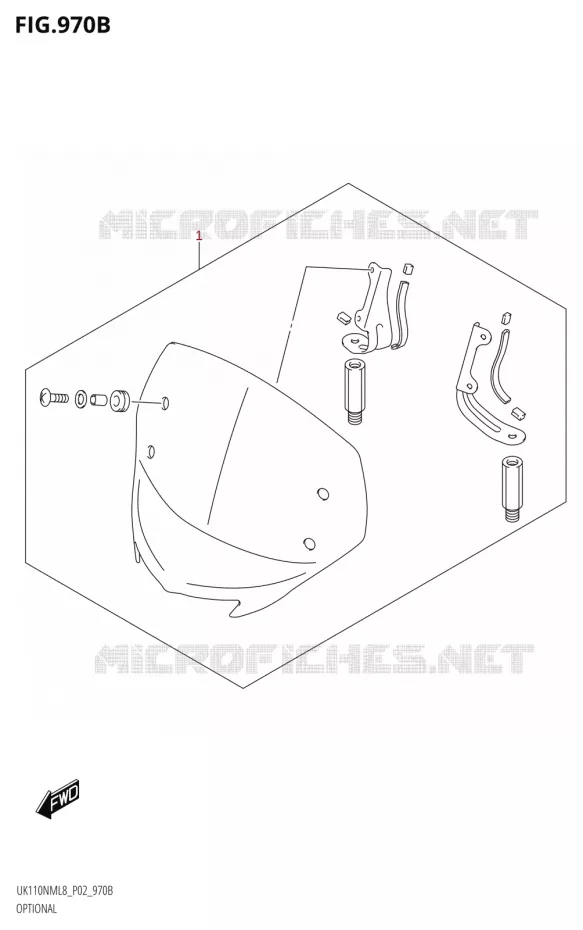 OPTIONS Suzuki SCOOTER 110 ADDRESS 2018  UK110NM L8 (P02)