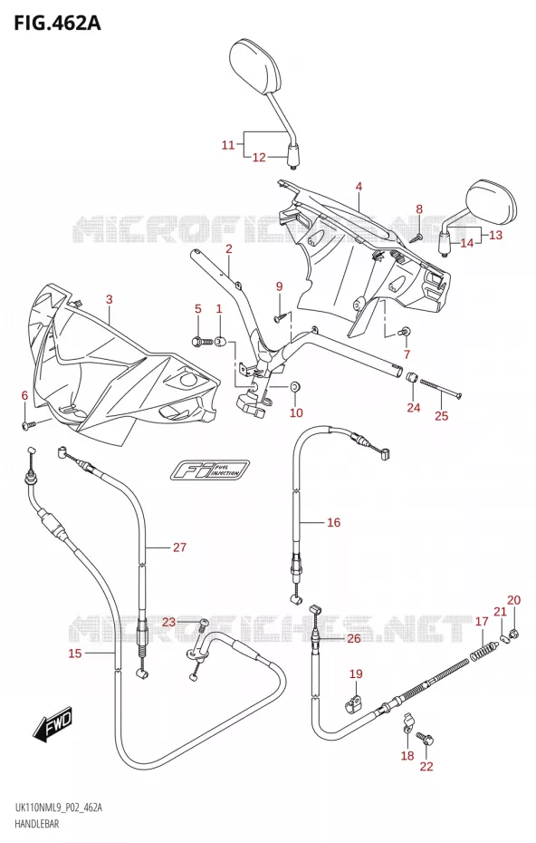 GUIDON Suzuki SCOOTER 110 ADDRESS 2019  UK110NM L9 (P02)