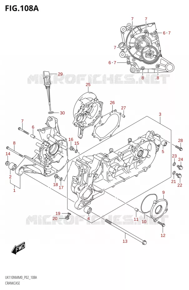 CARTER Suzuki SCOOTER 110 ADDRESS 2020  UK110NM M0 (P02)