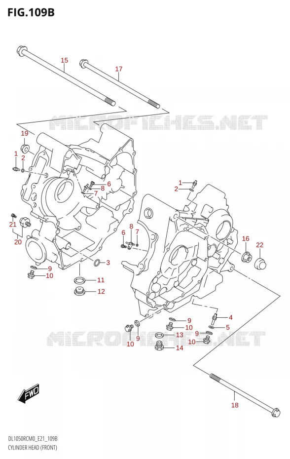 CARTER (2) (DL1050RC) Suzuki MOTO 1050 V-STROM 2020  DL1050RC M0 (E21)