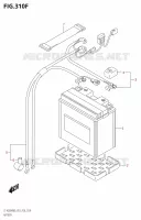 BATTERIE (LT A500XPM0 P33) pour Suzuki KINGQUAD 500 2020