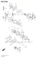 ENSEMBLE SELECTEUR DE VITESSES pour Suzuki KINGQUAD 500 2020