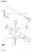 BIELLETTES DE DIRECTION   MOYEU pour Suzuki KINGQUAD 750 2018