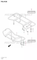 PORTE PAQUET pour Suzuki OZARK 250 2018
