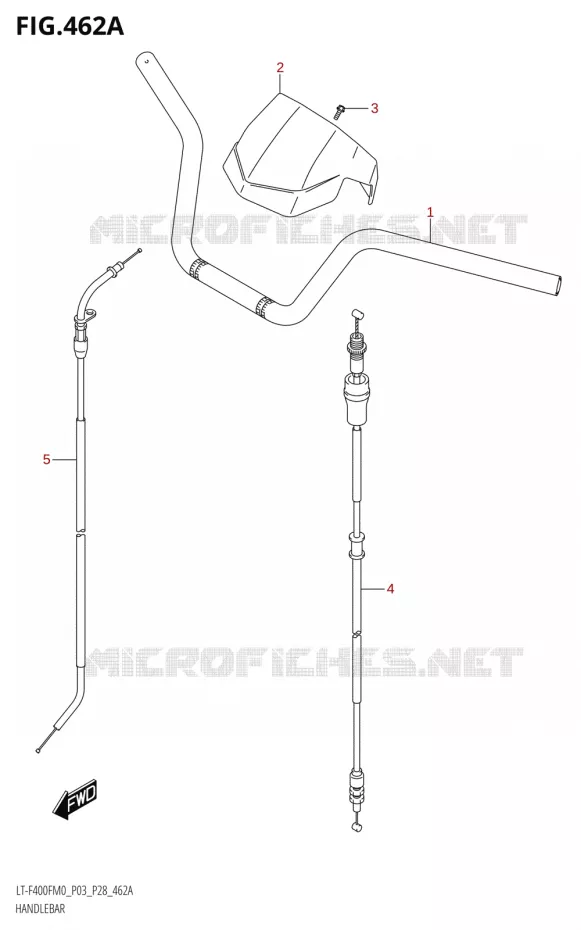 GUIDON Suzuki QUAD 400 KINGQUAD 2020  LT-F400F M0 (P28)