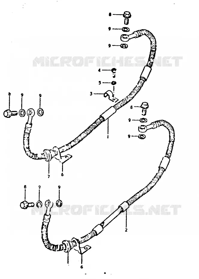 DURITE DE FREIN ARRIERE Suzuki MOTO 750 GSX 1981  GSX750X(1981)