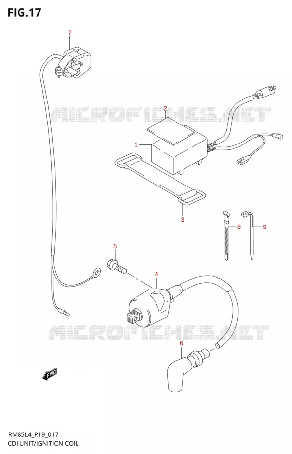 ALLUMAGE Suzuki MOTO 85 RM 2014  RM85 L4 (P19)