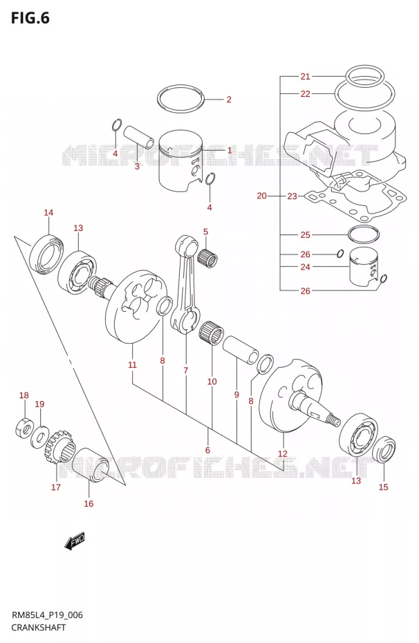 VILEBREQUIN Suzuki MOTO 85 RM 2014  RM85 L4 (P19)