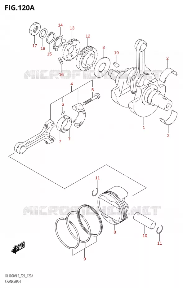 VILEBREQUIN Suzuki MOTO 1000 V-STROM 2015  DL1000A L5 (E21)