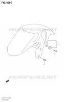 GARDE BOUE AVANT750A:L3:E24) pour Suzuki GSR 750 2013