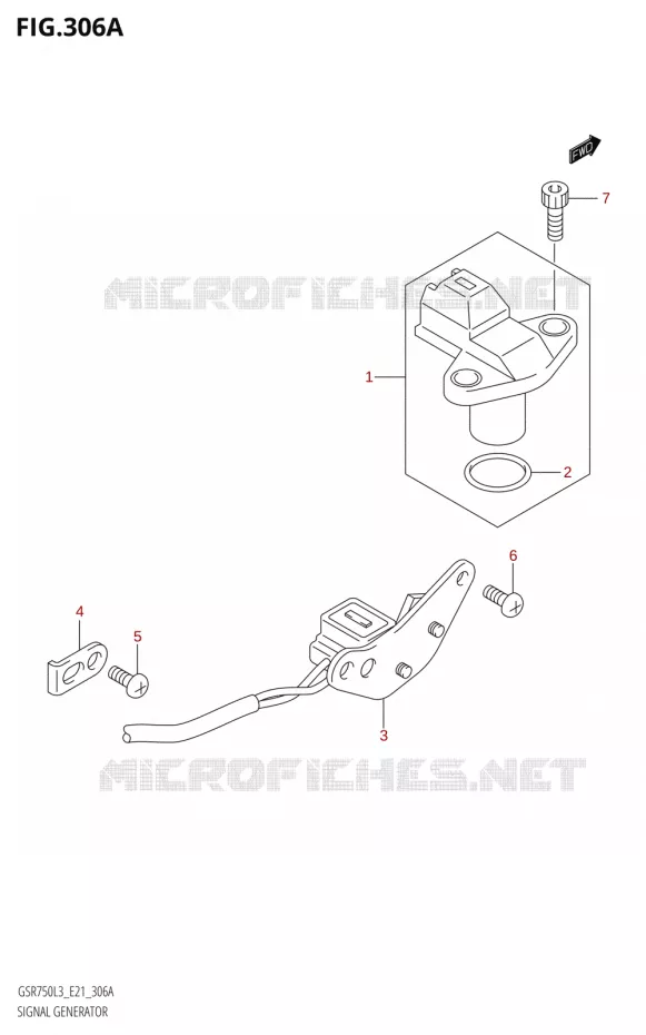 CAPTEUR D'ALLUMAGE Suzuki MOTO 750 GSR 2013  GSR750 L3 (E21)
