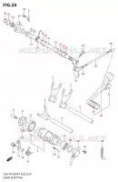 ENSEMBLE SELECTEUR DE VITESSES pour Suzuki GSX-R 1000 2001