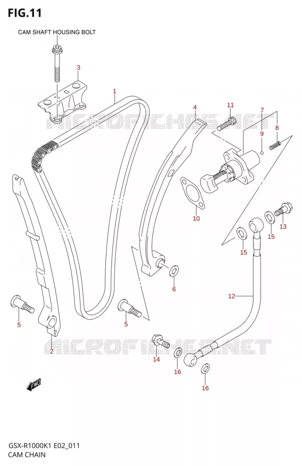 DISTRIBUTION Suzuki MOTO 1000 GSX-R 2002  GSX-R1000K2(E2)