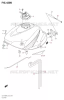 RESERVOIR D'ESSENCE:K6:(E02,E19)) pour Suzuki GSX-R 1000 2005