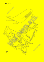 CADRE   SELLE (MODELE R / S) pour Suzuki RM 125 1995