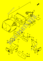 FEU ARRIERERR (MODELE K / L / M / N / P / R / S) pour Suzuki GS-E 500 1991