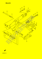 BRAS OSCILLANT ARRIERE (MODELE M) pour Suzuki RM 125 1990