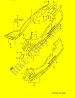 CARENAGES ARRIERE  (MODELE T/V) pour Suzuki RF 900 1995