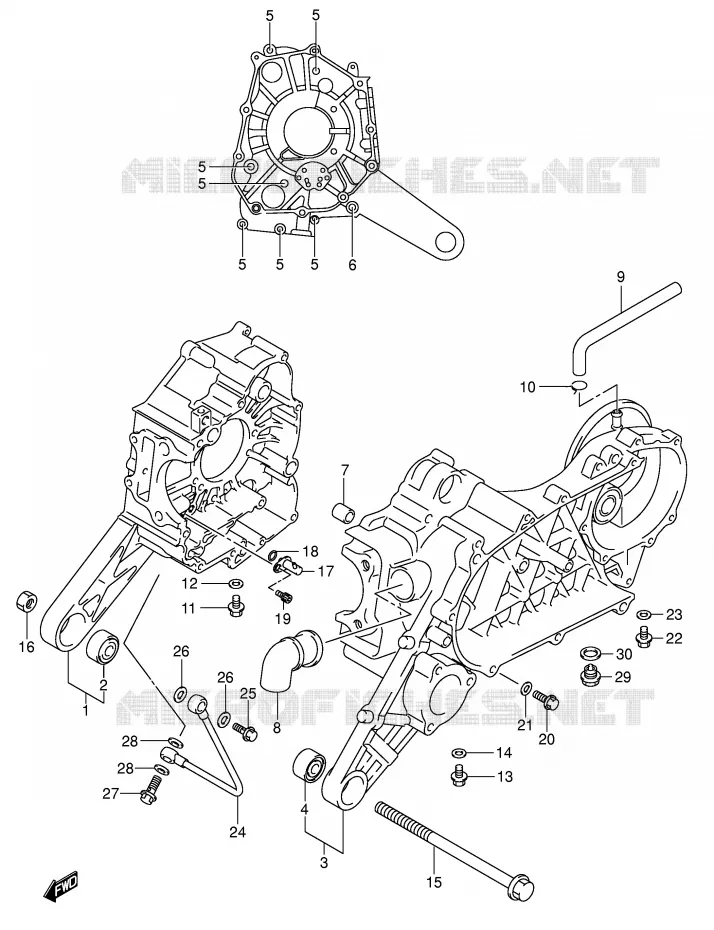 CARTER Suzuki SCOOTER 125 UE 2001  UE125CTK1(P2)