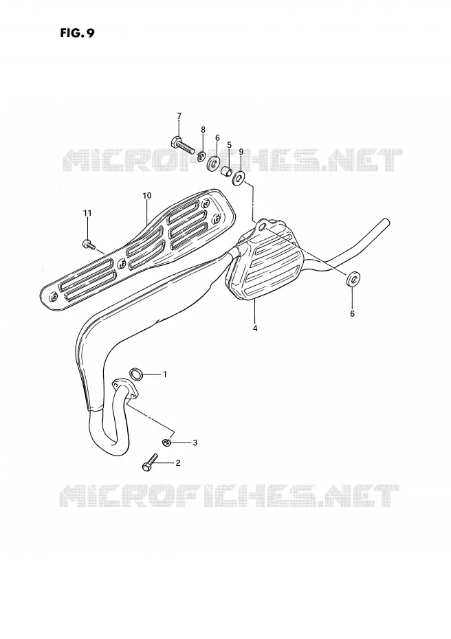 SILENCIEUX Suzuki MOTO 50 PV 1994  PV50R(E15)