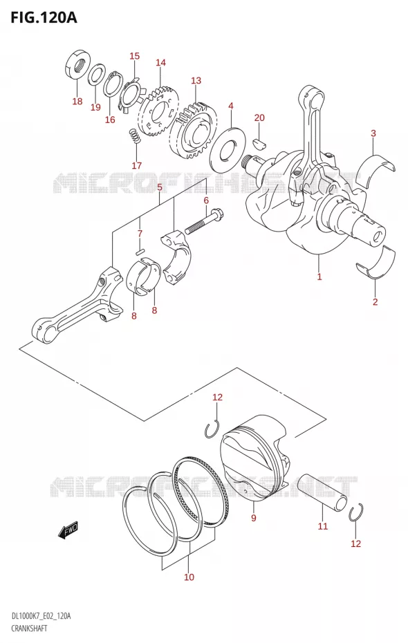 VILEBREQUIN Suzuki MOTO 1000 V-STROM 2010  DL1000 L0 (E02,E19,E24)