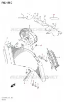 RADIATEURGSX1300RAUF:L3:E19) pour Suzuki HAYABUSA 1300 2013