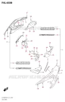 CARENAGES ARRIEREUQ,DL1050WQ) pour Suzuki V-STROM 1050 2021