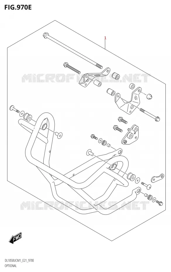 OPTIONS (DL1050UQ,DL1050WQ) Suzuki MOTO 1050 V-STROM 2021  DL1050UC  M1