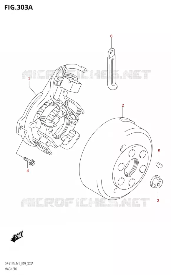 ALLUMAGE ROTOR - STATOR Suzuki MOTO 125 DR-Z 2021  DR-Z125L M1