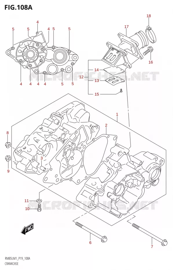 CARTER Suzuki MOTO 85 RM 2021  RM85L M1 (E19)