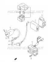 PARTIE ELECTRIQUE pour Suzuki MARAUDER 125 1999