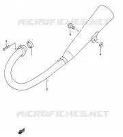 SILENCIEUX pour Suzuki MARAUDER 125 1999