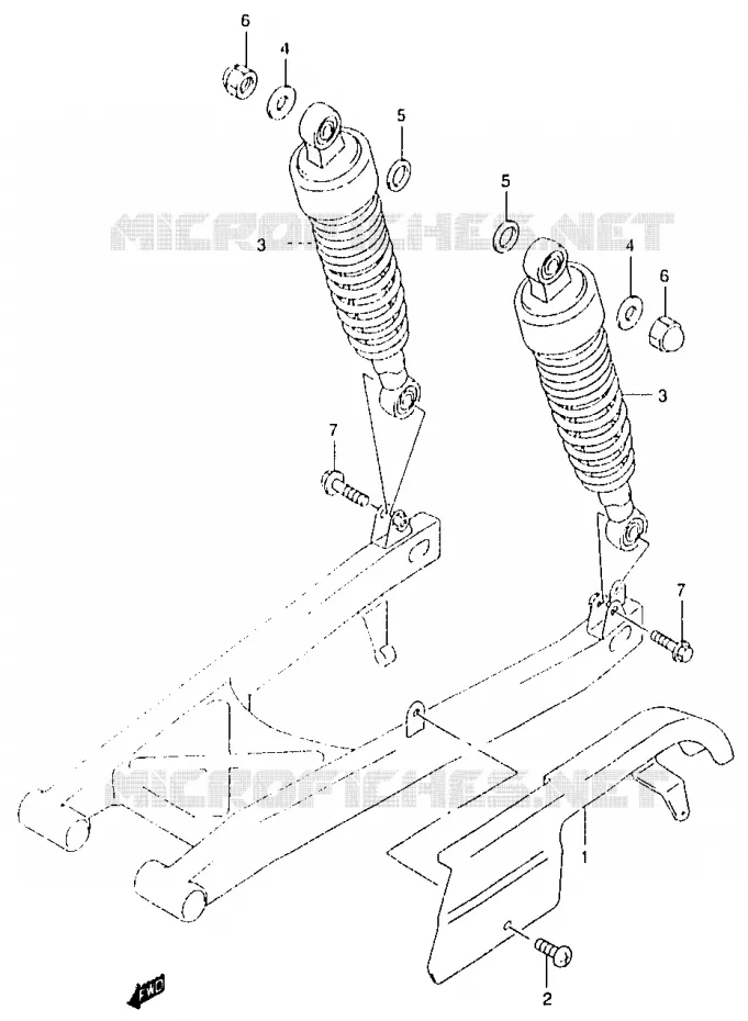 CARTER DE CHAINE Suzuki MOTO 125 MARAUDER 2000  GZ125Y(W/X/Y)