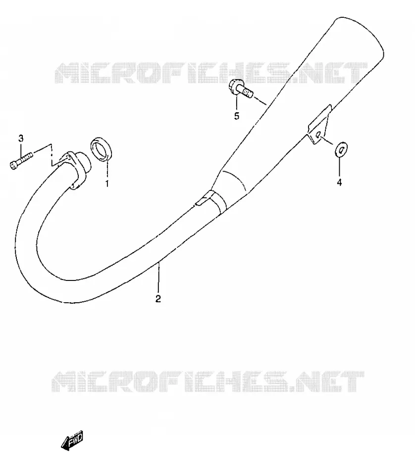 SILENCIEUX Suzuki MOTO 125 MARAUDER 2000  GZ125UY(W/X/Y)