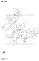GARDE BOUE ARRIERE pour Suzuki GSX-R 1000 2021