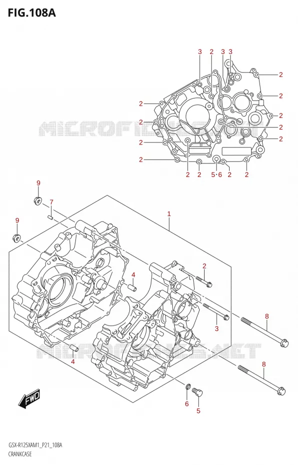 CARTER Suzuki MOTO 125 GSX-R 2021  GSX-R125XA M1 (P21)