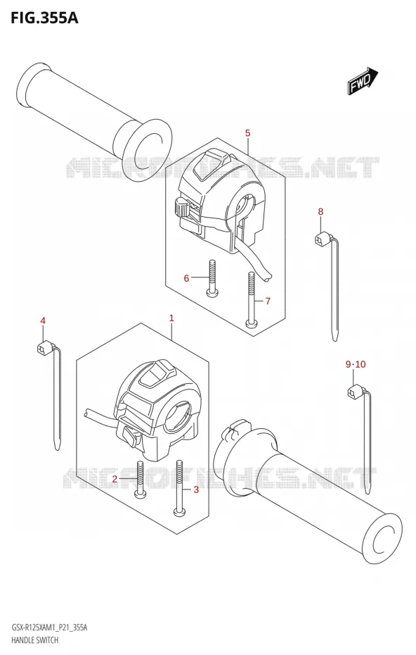 COMMODOS Suzuki MOTO 125 GSX-R 2021  GSX-R125XA M1 (P21)