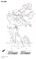 GARDE BOUE AVANT) pour Suzuki KINGQUAD 750 2021
