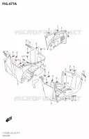 GARDE BOUE pour Suzuki KINGQUAD 750 2021